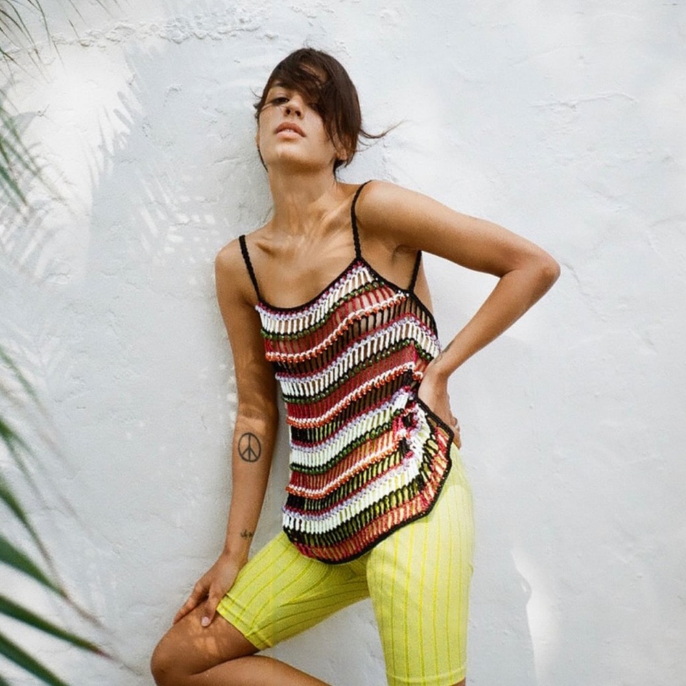 Handmade Knit / Beaded Top